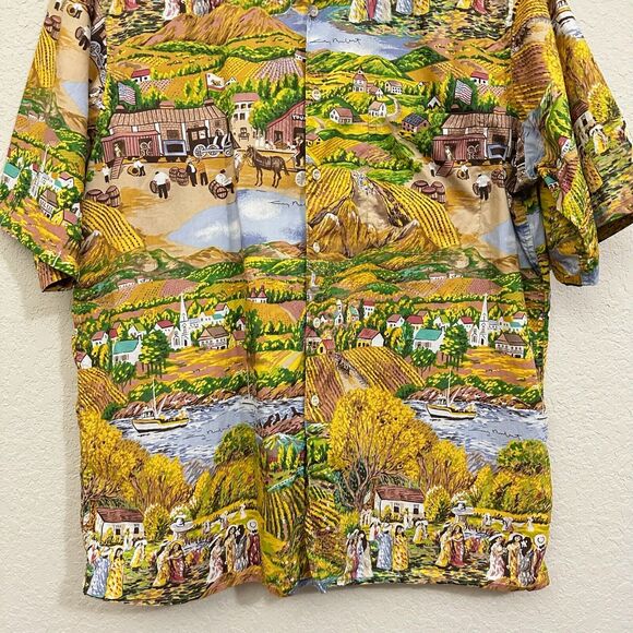 Vintage REYN SPOONER Guy Buffet Youthville Hawaiian Short Sleeve Shirt - Picture 4 of 8